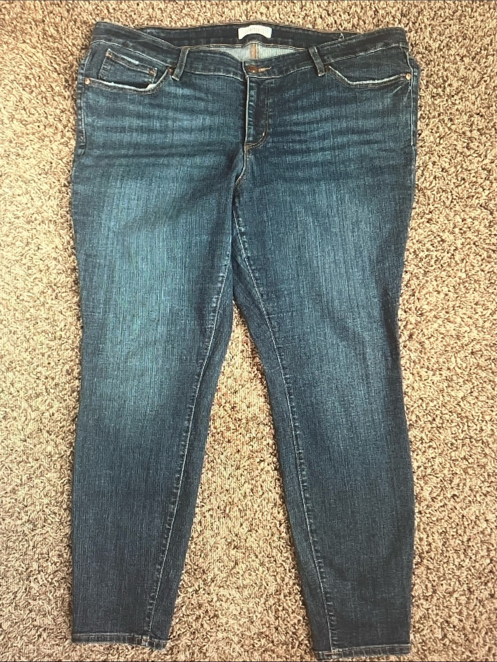 LOFT Indigo Blue Skinny Jeans